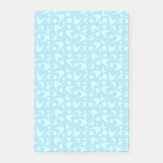 Retro Boomerangs Post-it Klebezettel (Vorderseite)