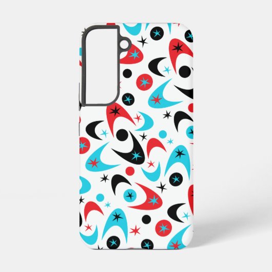 Retro Boomerangs Samsung Galaxy Hülle (Rückseite)