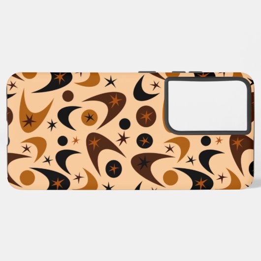 Retro Boomerangs Samsung Galaxy Hülle (Rückseite (Horizontal))