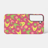 Retro Boomerangs Samsung Galaxy Hülle (Rückseite (Horizontal))