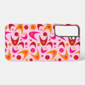 Retro Boomerangs Samsung Galaxy Hülle (Rückseite (Horizontal))