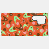 Retro Boomerangs Samsung Galaxy Hülle (Rückseite (Horizontal))