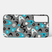 Retro Boomerangs Samsung Galaxy Hülle (Rückseite (Horizontal))