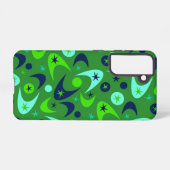 Retro Boomerangs Samsung Galaxy Hülle (Rückseite (Horizontal))