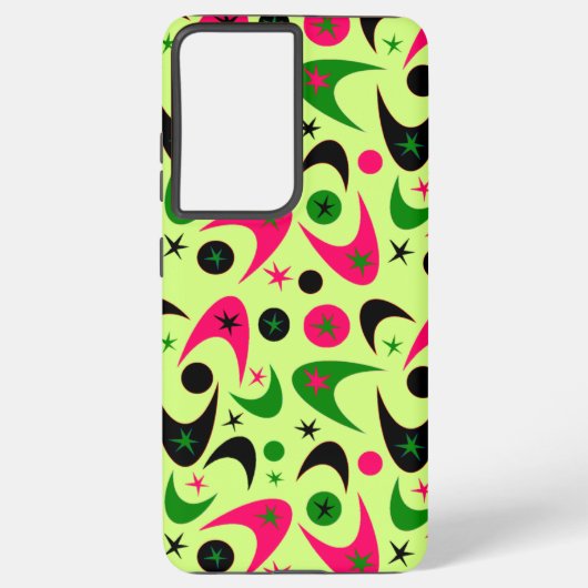 Retro Boomerangs Samsung Galaxy Hülle (Rückseite)