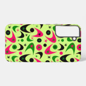 Retro Boomerangs Samsung Galaxy Hülle (Rückseite (Horizontal))