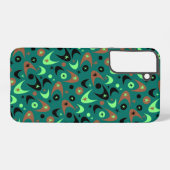 Retro Boomerangs Samsung Galaxy Hülle (Rückseite (Horizontal))