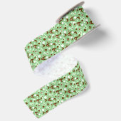 Retro Boomerangs Satinband (Rückseite)