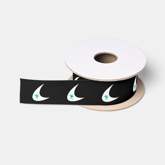 Retro Boomerangs Satinband (Spule)
