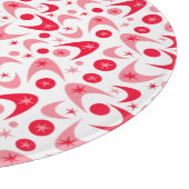 Retro Boomerangs Schneidebrett (Ecke)