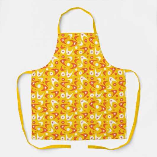 Retro Boomerangs Schürze (Vorderseite)