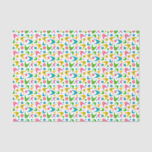 Retro Boomerangs Seidenpapier