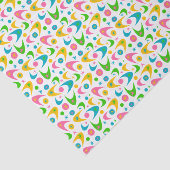 Retro Boomerangs Seidenpapier (Ausschnitt)