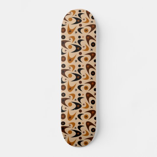 Retro Boomerangs Skateboard (Vorderseite)