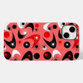 Retro Boomerangs & Sternexplosionen Case-Mate iPhone Hülle (Rückseite (Horizontal))