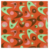 Retro Boomerangs Stoff (Nahaufnahme)