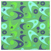 Retro Boomerangs Stoff (Nahaufnahme)