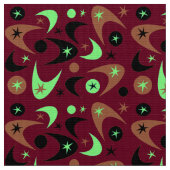 Retro Boomerangs Stoff (Nahaufnahme)