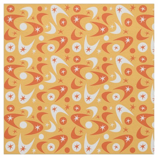 Retro-Boomerangs Stoff (Muster)