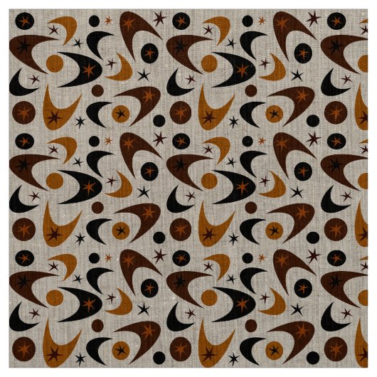 Retro-Boomerangs Stoff (Muster)