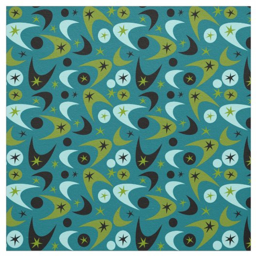 Retro Boomerangs Stoff (Muster)