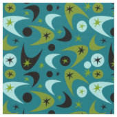 Retro Boomerangs Stoff (Nahaufnahme)