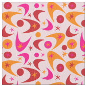 Retro Boomerangs Stoff (Nahaufnahme)