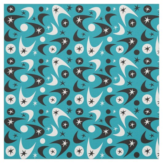 Retro-Boomerangs Stoff (Muster)