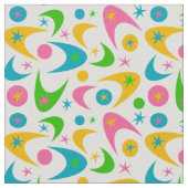 Retro Boomerangs Stoff (Nahaufnahme)