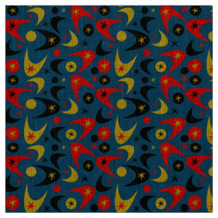 Retro-Boomerangs Stoff