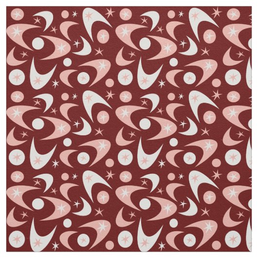 Retro Boomerangs Stoff (Muster)