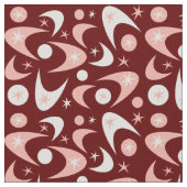 Retro Boomerangs Stoff (Nahaufnahme)