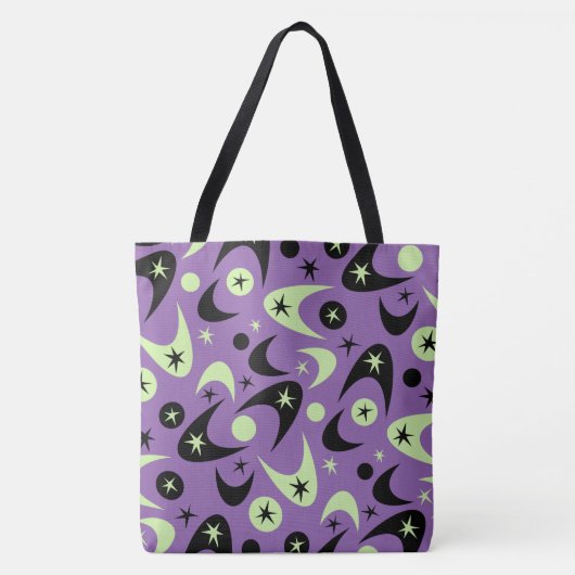 Retro Boomerangs Tasche (Vorderseite)