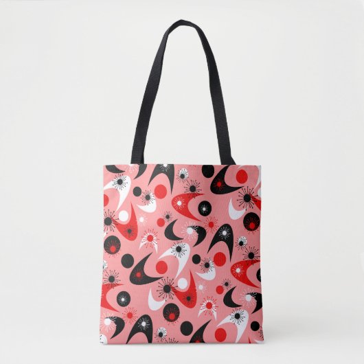 Retro Boomerangs Tasche (Vorderseite)