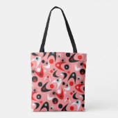 Retro Boomerangs Tasche (Rückseite)