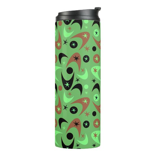 Retro Boomerangs Thermosbecher (Nach links gedreht)