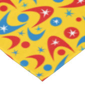 Retro Boomerangs Tischdecke (Schrägansicht)