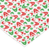 Retro Boomerangs Tischdecke (Schrägansicht)