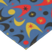 Retro Boomerangs Tischdecke (Schrägansicht)