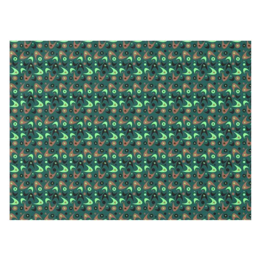 Retro Boomerangs Tischdecke (Vorderseite (Horizontal))
