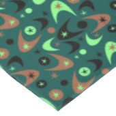 Retro Boomerangs Tischdecke (Schrägansicht)