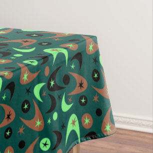 Retro Boomerangs Tischdecke