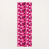 Retro Boomerangs Yogamatte (Rückseite)