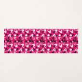 Retro Boomerangs Yogamatte (Vorderseite (Horizontal))