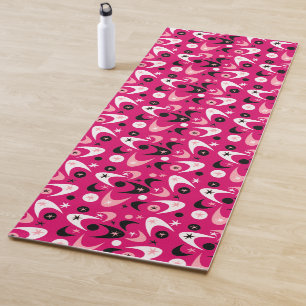 Retro Boomerangs Yogamatte