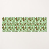 Retro Boomerangs Yogamatte (Vorderseite (Horizontal))