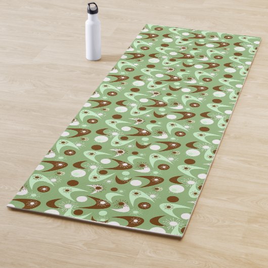 Retro Boomerangs Yogamatte (Beispiel)