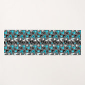 Retro Boomerangs Yogamatte (Vorderseite (Horizontal))