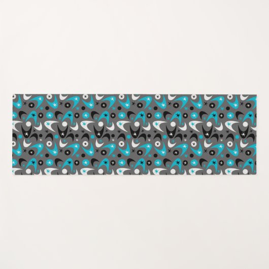 Retro Boomerangs Yogamatte (Vorderseite (Horizontal))