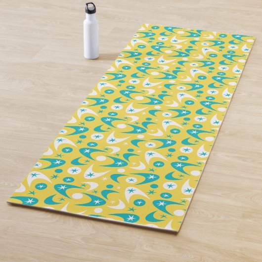 Retro Boomerangs Yogamatte (Beispiel)